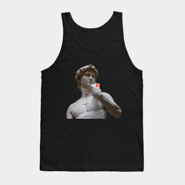 Minimalist Aesthetic - Statue of David (Any color) Tank Top by GetTees